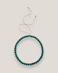 Collar Base 8mm lava verde oscuro