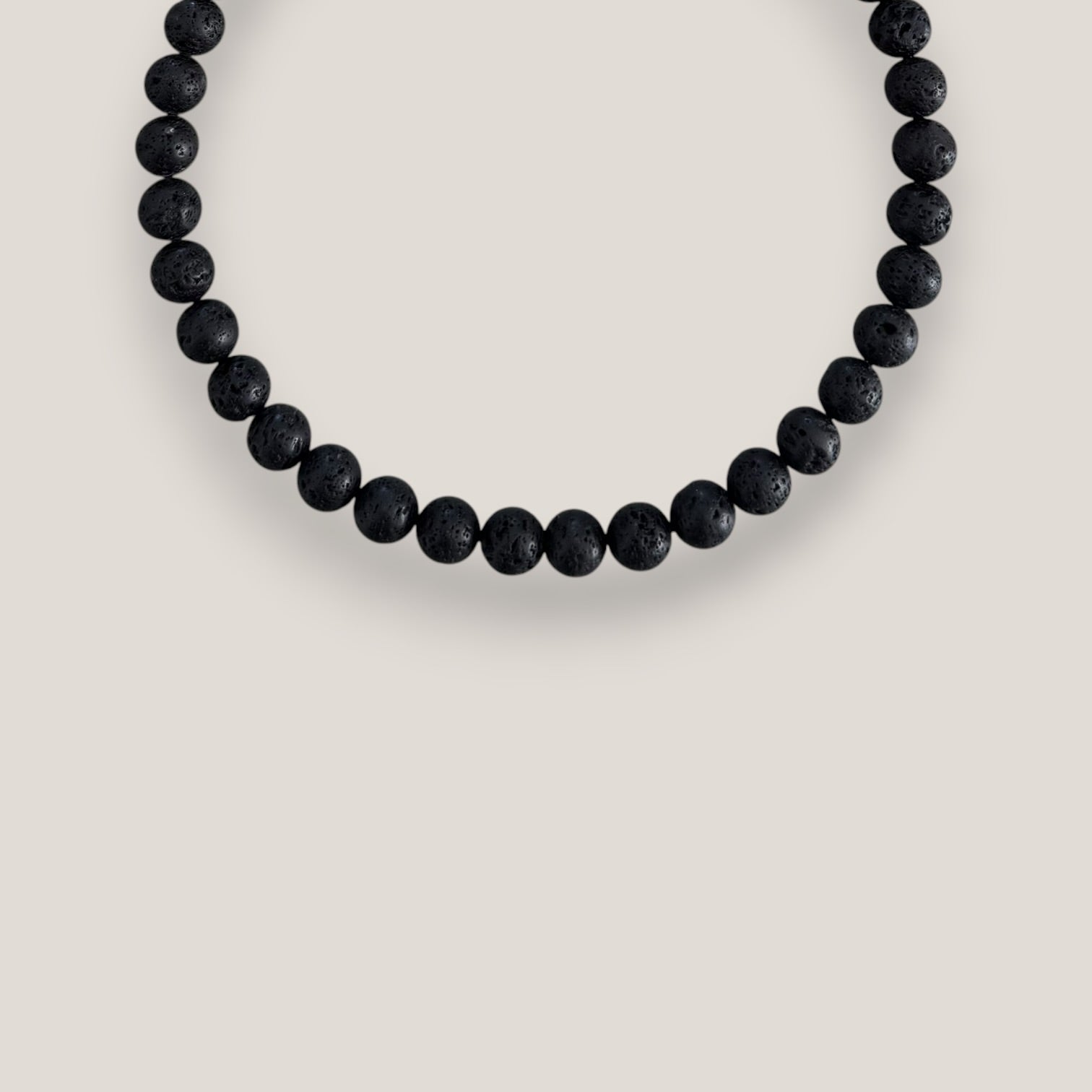 Collar base 10mm lava negra