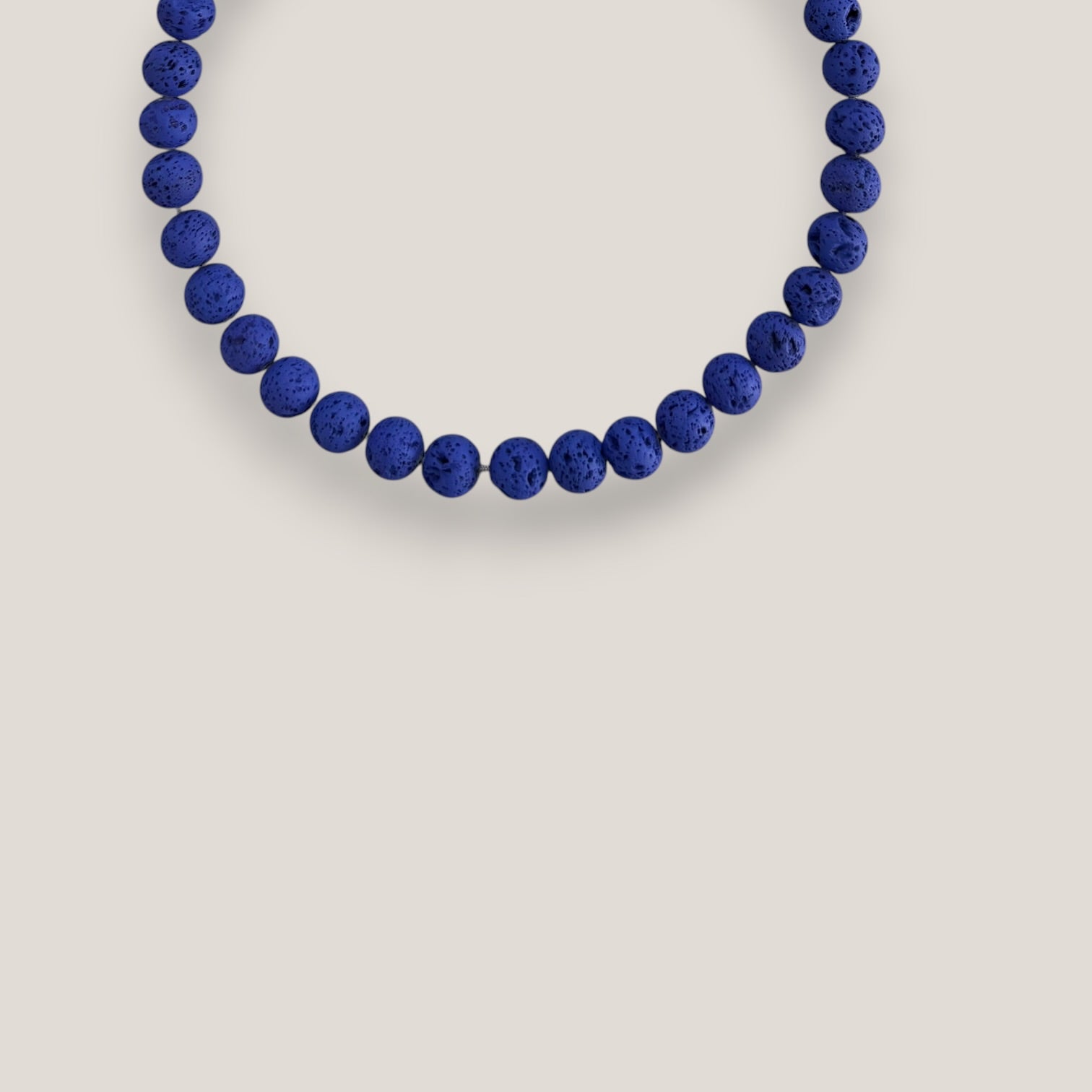 Collar base 10mm lava azul azulon
