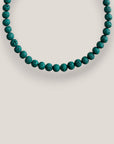 Collar Base 8mm lava verde oscuro