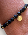 Midi bracelet me golden turtle and lava color