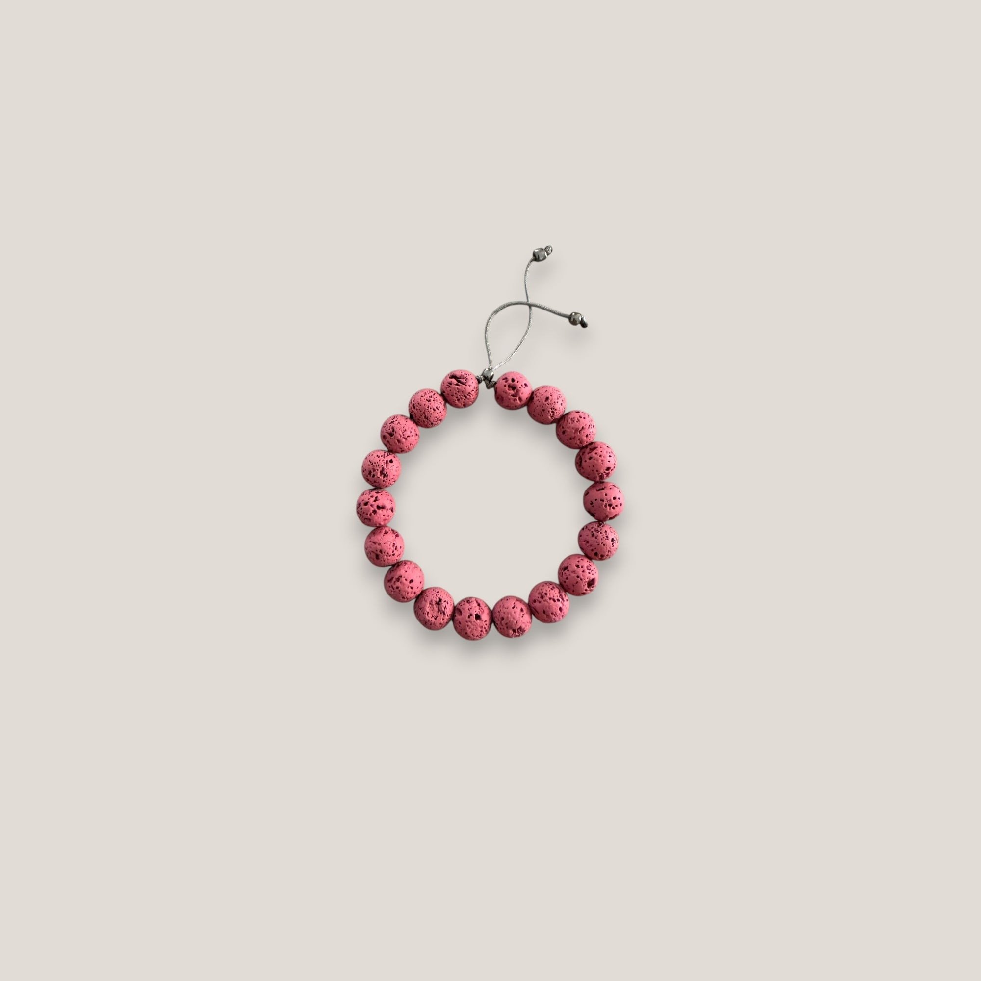 Pulsera base 10mm lava fucsia