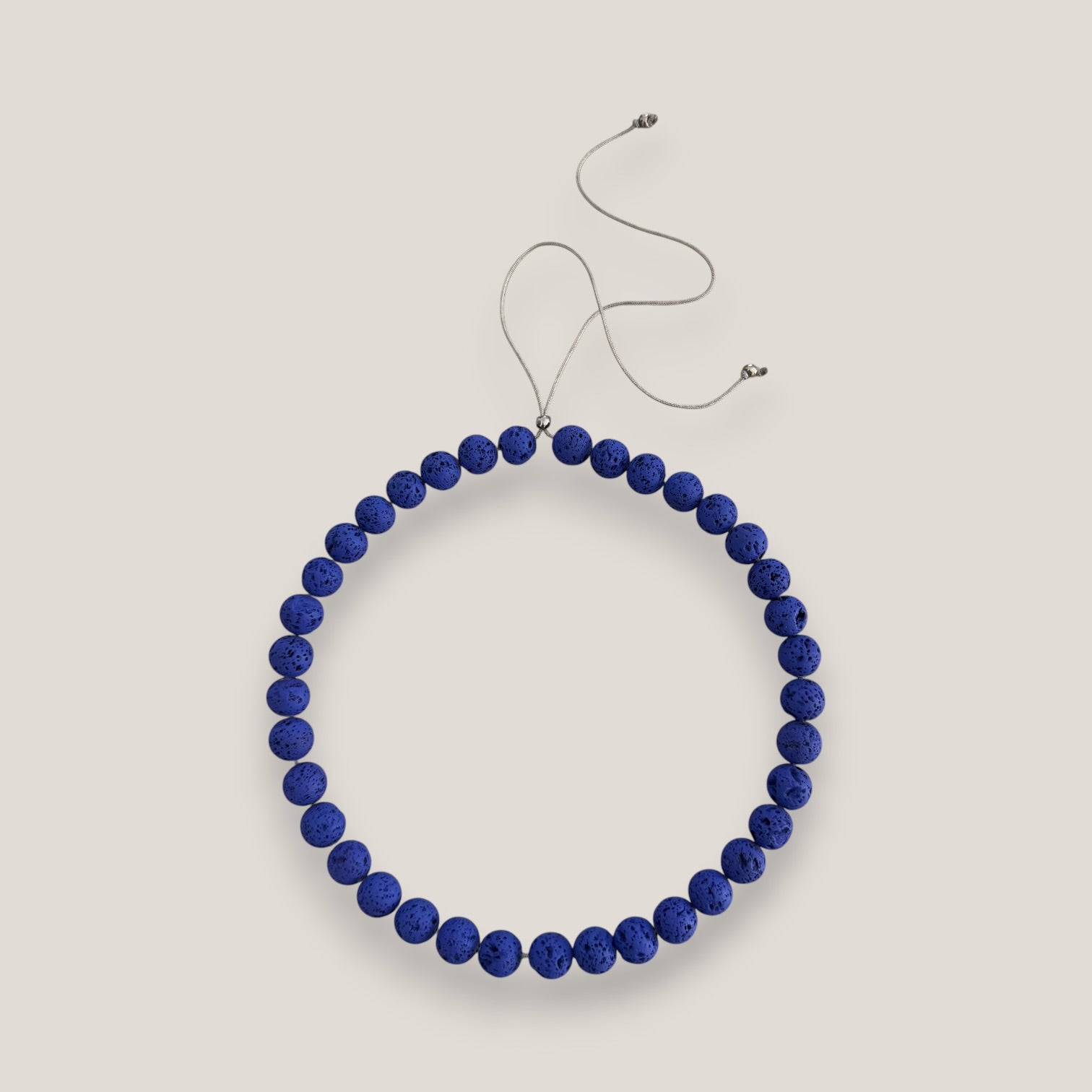 Collar base 10mm lava azul azulon