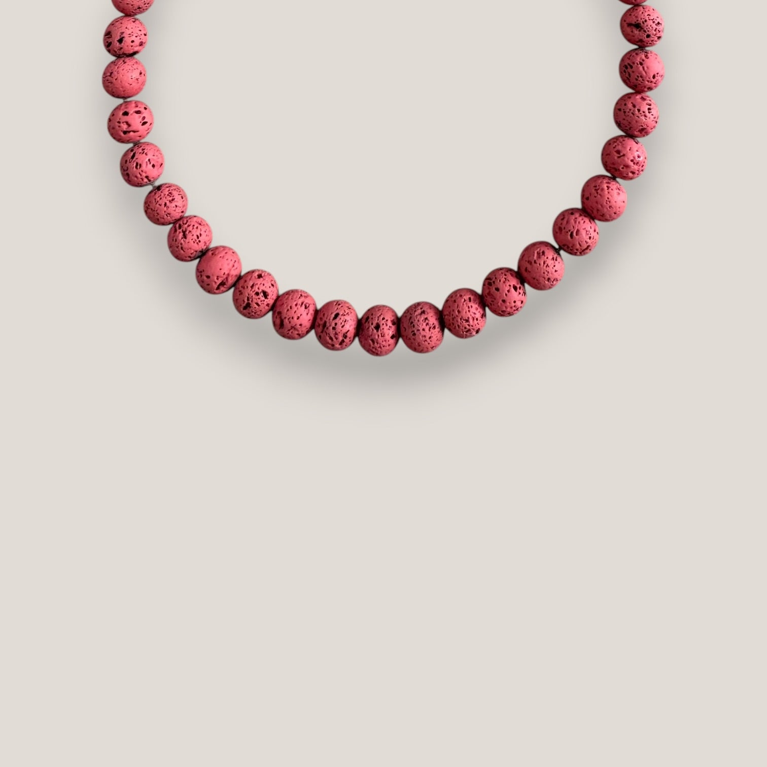 Collar base 10mm lava fucsia