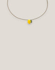 Lemon and leaf necklace