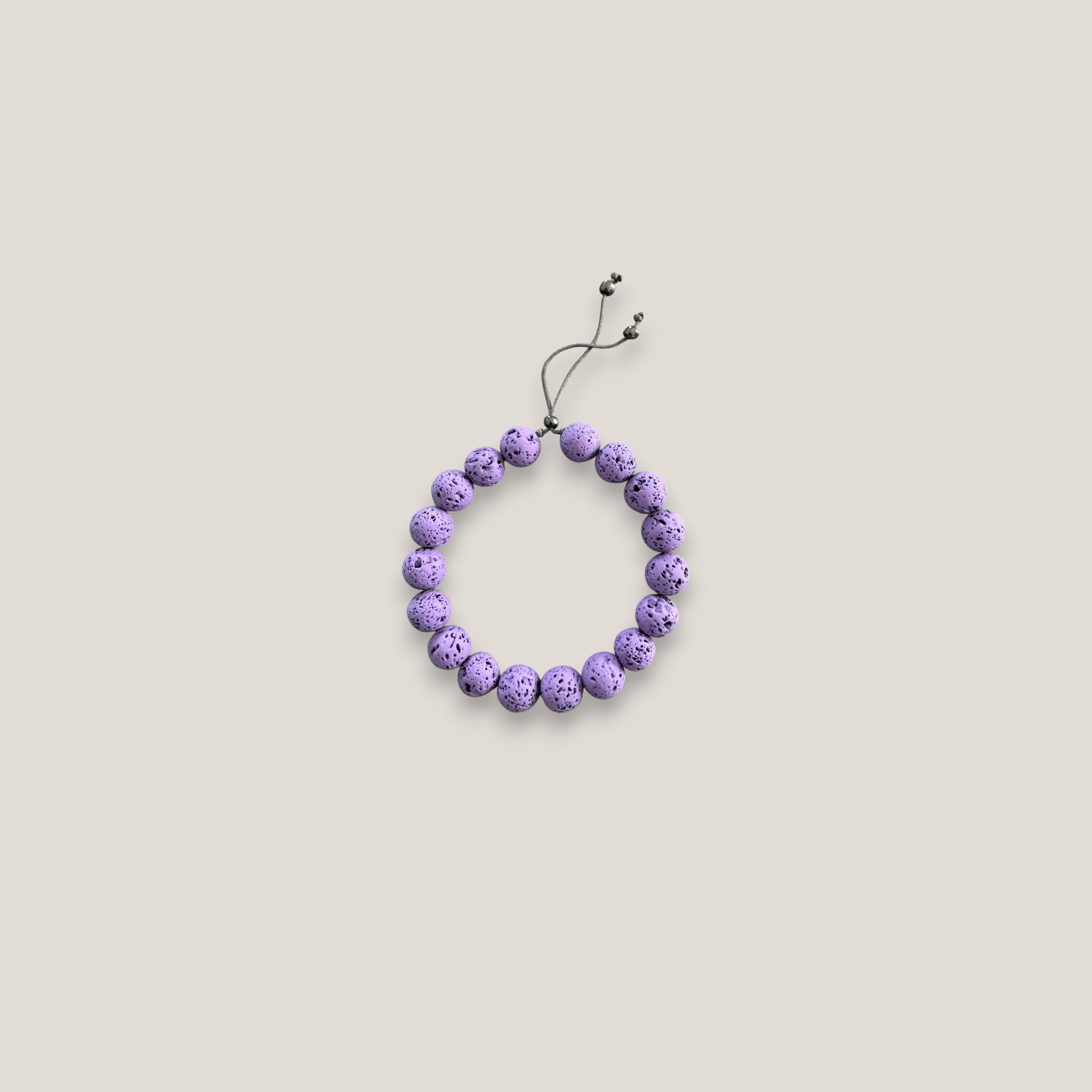Pulsera base 10mm lava malva