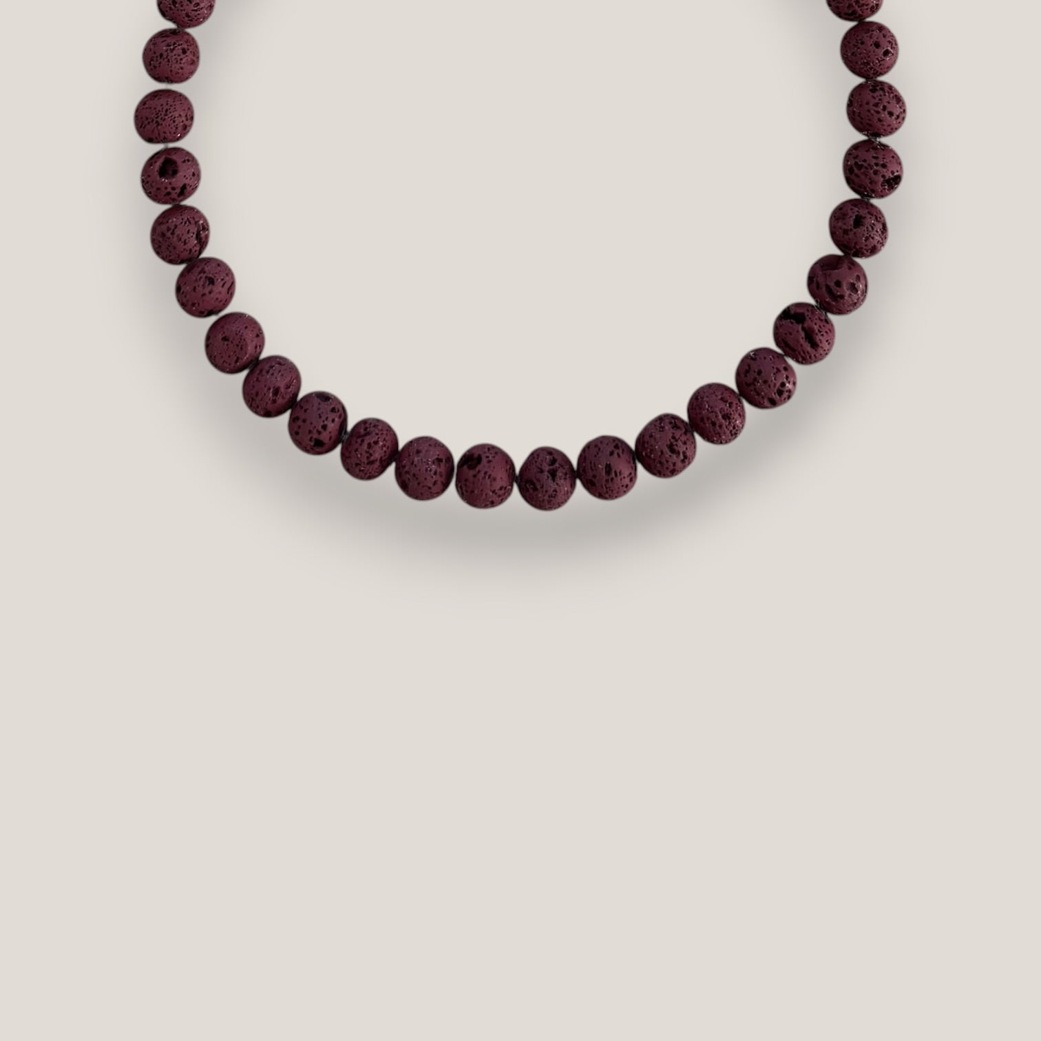Collar base 10mm lava granate