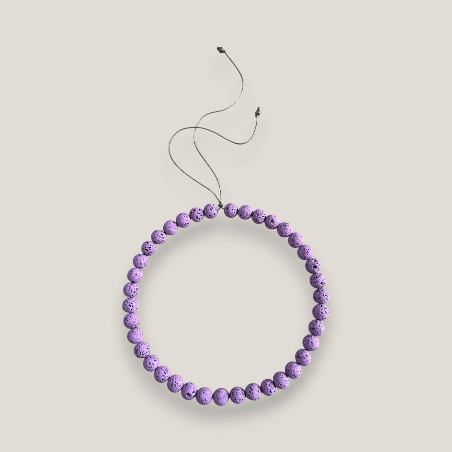 Collar base 10mm lava malva