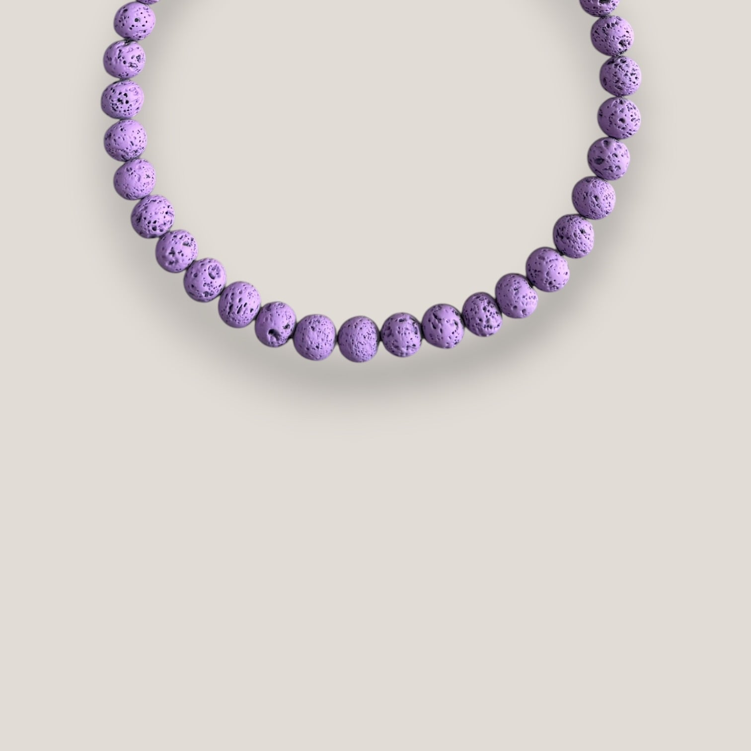 Collar base 10mm lava malva
