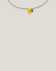 Lemon and leaf necklace
