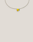 Lemon and leaf necklace