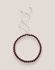 Collar Base 8mm lava granate
