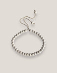 Pulsera mini base 4mm lava blanca