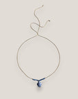 Collar midi pez cerámica azul lava azul azulín