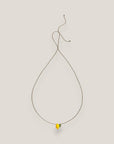 Lemon and leaf necklace